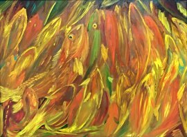 Стильно.Маслом так не получится (((