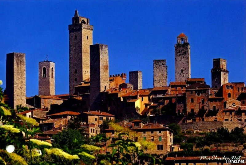 В одном маленьком уездном городке Сан-Джиминьяно, что в Италии, местные богачи тоже активно мерялись письками.