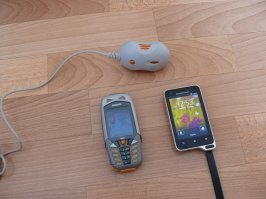 Сфоткал с моим нынешним телефоном. На экране видно число и месяц.