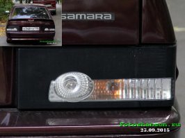 Владелец автомобиля затонировал задние фонари и дважды попал в ДТП за один день