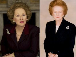 Мерил Стрип в роли Маргарет Тэтчер в фильме "Железная леди".