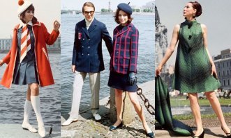 Какие, нафиг, модники??? Это модели из советской рекламы. МОДЕЛИ, а не обычные граждане. Лишь бы лайков срубить...