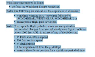 Начну с того, что оставлю скрины из qrh от 737, раз уж видео о нём.