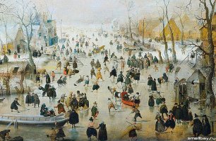 Да. Они в 17-м веке даже в хоккей играли :)
Ху дожник Hendrick Avercamp