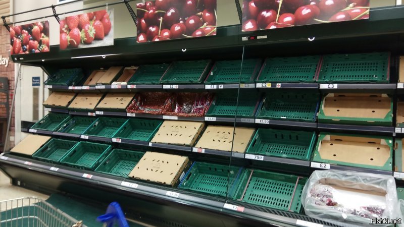 Вот тебе персонально фотки с Asda и Tesco в рабочее время. Товар неделями не завозили из-за пары сантиметров снега. А то что "всё куёво" - это вы уже сами придумали, пост не об этом ;)