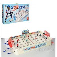 купил племяшкам 7-8 лет
вот такой вот хоккей 



цена около 30 долларов
детям понравилось
но всё выпадает
стержни снизу  выскакивают из пазов 
после первых минут игры
замучился всё клеить