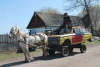 Не знаю кто тебя минусанул. Лови плюс.
Такие раритеты или по-настоящему восстанавливать - или пусть себе и дальше гниют. Потому что в данном случае у меня ассоциация только одна:
