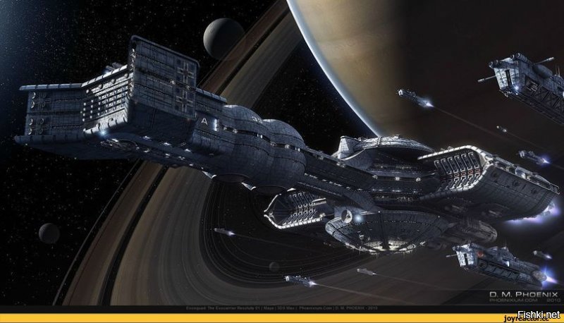 флагманский крейсер Галактика,Флагманский корабль из ExoSquad - Resolute,космический танкер,космический рейдер Лунная Радуга