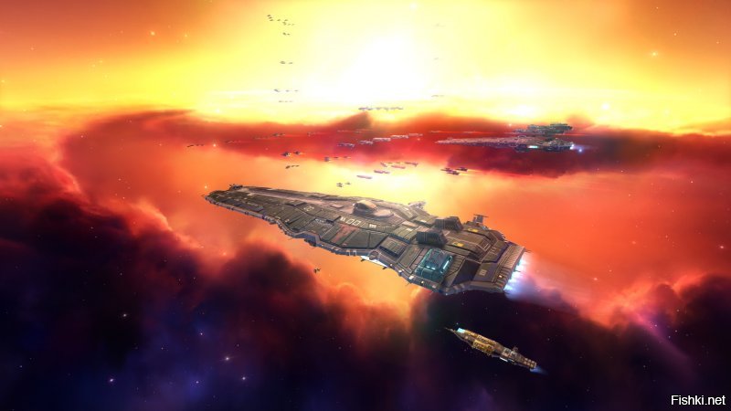 Совсем забыли про корабли из вселенных "Homeworld" и "Sin of solar empire".