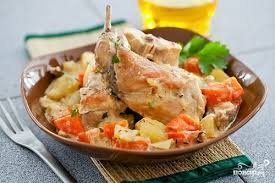 Блюда с крольчатиной.
