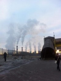 МКАД зимним утром. По дороге на работу...