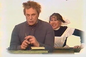 Телепередача "Будильник" по Зощенко и  Барто