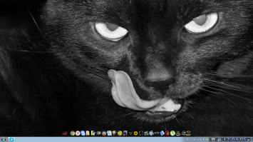 Не люблю всякую пуйню, на рабочем столе.