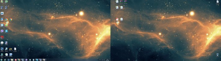 Ну я тоже рабочий стол вижу при старте компа (раз в 3-4 недели перегружаю) и когда сворачиваю от любопытных глаз сотрудников :))