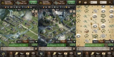 Я на смарте играл в Hobbit: King. of Middle-earth. Потом её переименовали в "Эльфы против гномов" жаль что её нет на компе, и смарта нет(((