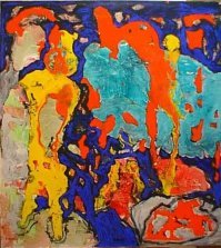 Вот картина авангардиста. По мне так аниме куда как больше нравится. Но я не пишу в адрес авангардистов, что их искусство уродливое и убогое.