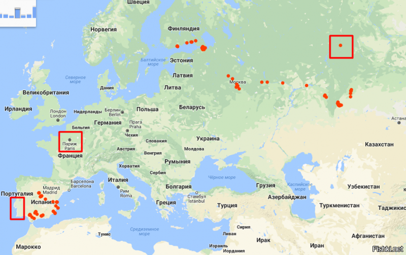 Какие то неверные данные - показывает, что я был в Североуральске! Я только по google картам знаю где он)) Не показаны места где я точно был - Лиссабон и Париж (хотя только пересадкой :) )