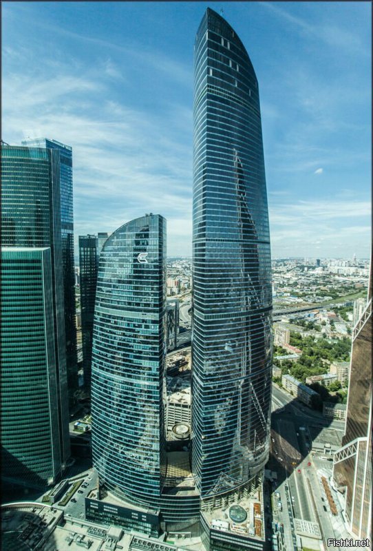 Башня "Федерация" площадь 443 000 м  Строительство осуществила компания ЗАО  Башня Федерация , находится на 13-м участке Московского международного делового центра