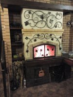 Ровно сложенные дрова - это зло!
Я раз так у себя в шашлычной сложил, а потом несколько лет их не трогал - жалко было.