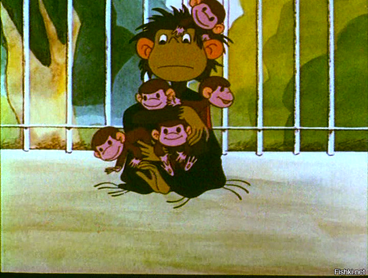 Осторожно, обезьянки (1983). Осторожно обезьянки Союзмультфильм.