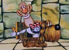 Сказочная жизнь мастера Фотошопа со своим «двухметровым» голдендудлем