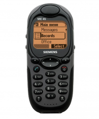 Совсем забыли легенды первых лет. Много Сименсов перепользовал, начиная с кирпича S4, но этот (водозащитный) Siemens ME 45 с экраном оранжевого свечения и крутейшей игрой "Грузчик" меня покорил навсегда. До сих пор не могу найти хорошо сохранившийся, что бы сохранить навеки. )))