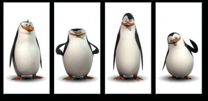 Пингвины)))
Не стоит недооценивать простую силу пингвиньей неотразимости. (Ковальски)