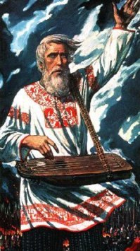 А интеллигентный укажет на то что Боян (или Баян) с большой буквы, и подразумевает то что что-то является столь древним что об этом пел еще сам Баян Вещий из Слова о полку Игорове.