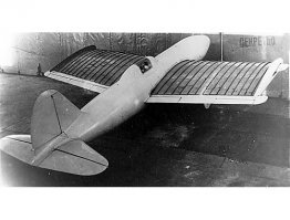 Самолеты с изменяемой геометрией крыла.
Бакшаев РК-И и ЛИГ-7 (крыло меняло размах), 
Шевченко серия самолетов ИС (истребитель складной, нижнее крыло убиралось в верхнее) на фото ИС-1