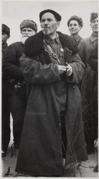 Константин Степанков- Сидор Ковпак. Михай Волонтир- Петр Вершигора. фильм "Дума про Ковпака".