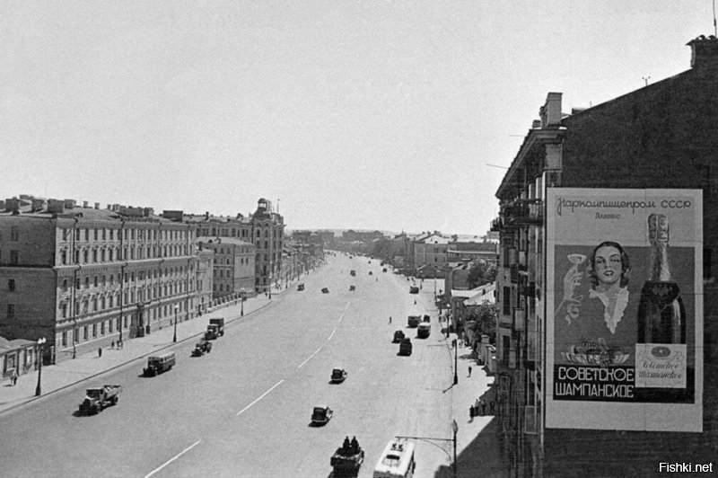 Садовая-Кудринская улица, 1940 год