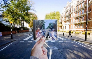 Фотограф воссоздал обложки старых пластинок на фоне реальных мест