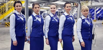 у нас сотрудницы почты в такой форме работают.