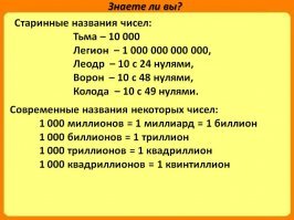 Какое число – самое большое?