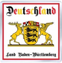флаг Земли Баден-Вюртемберг, и где плагиат? Тогда у кого орлы на гербах тоже плагиатят? Хаха