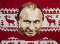 Культ личности - его портреты  от поклонников