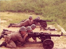 Отважные ребята. Я б не рискнул так из ДШК пострелять.