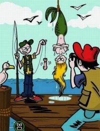 Рыбаки, а вот таким необычным способом вы когда-нибудь рыбачили?