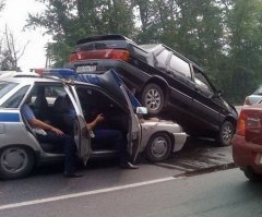 Подборка автомобильных приколов