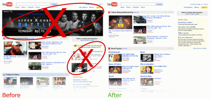 Какая такая реклама??)))  Иногда у меня крашится(вылетает) АдБлок и я начинаю видеть всю эту рекламную вакханалию на разных сайтах, которые ещё и за деньги предлагают её блокировать))