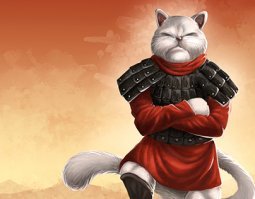 Стая котов напала на собаку
