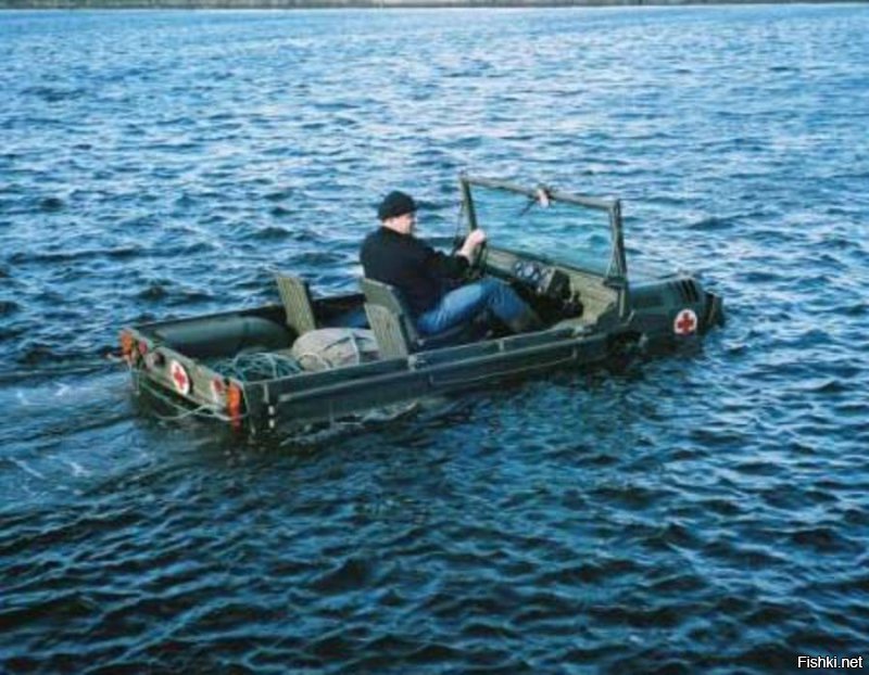 Плавающий ЛуАЗ-967 круче