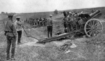 Русская артиллерия в Галисии, 1915