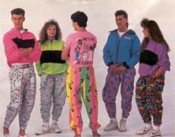 Штаны бананы тоже высший шик считался:-)у меня были:-)