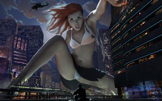 Гигантские кошки в городских ландшафтах