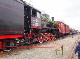 Только что вернулся с передвижной выставки, которую привез настоящий паровоз.