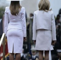 Брижит Макрон считает Меланью Трамп забавной