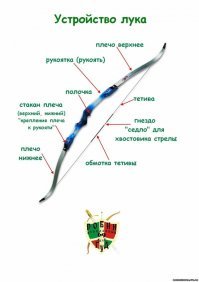 Тут примитивный, детский, а не боевой исторический лук, с двумя коленами для дополнительного потенциала изгиба