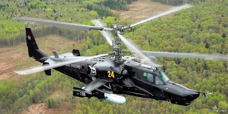Ну и легендарная черная акула, К-52