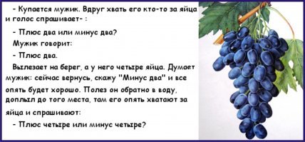 Старенький, правда анекдот...